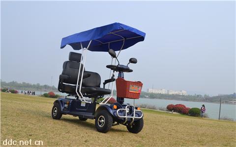  信步XB-A2双人老年休闲代步车智能自动刹车电动四轮车